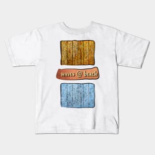 Wave @ Beach Kids T-Shirt